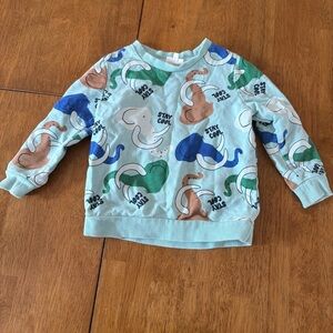 Seed Heritage Kids crewneck Sweatshirt - Blue wooly mammoth size 3 Australia